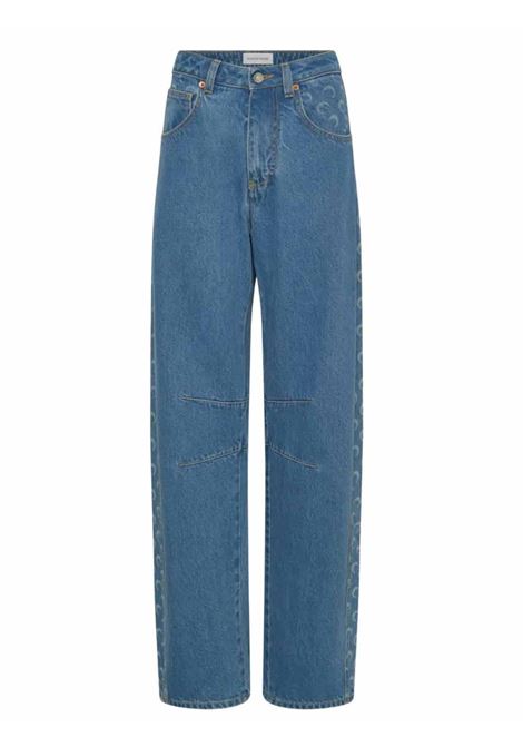 jeans baggy donna blu MARINE SERRE | WPA174ACDEN0002BL05